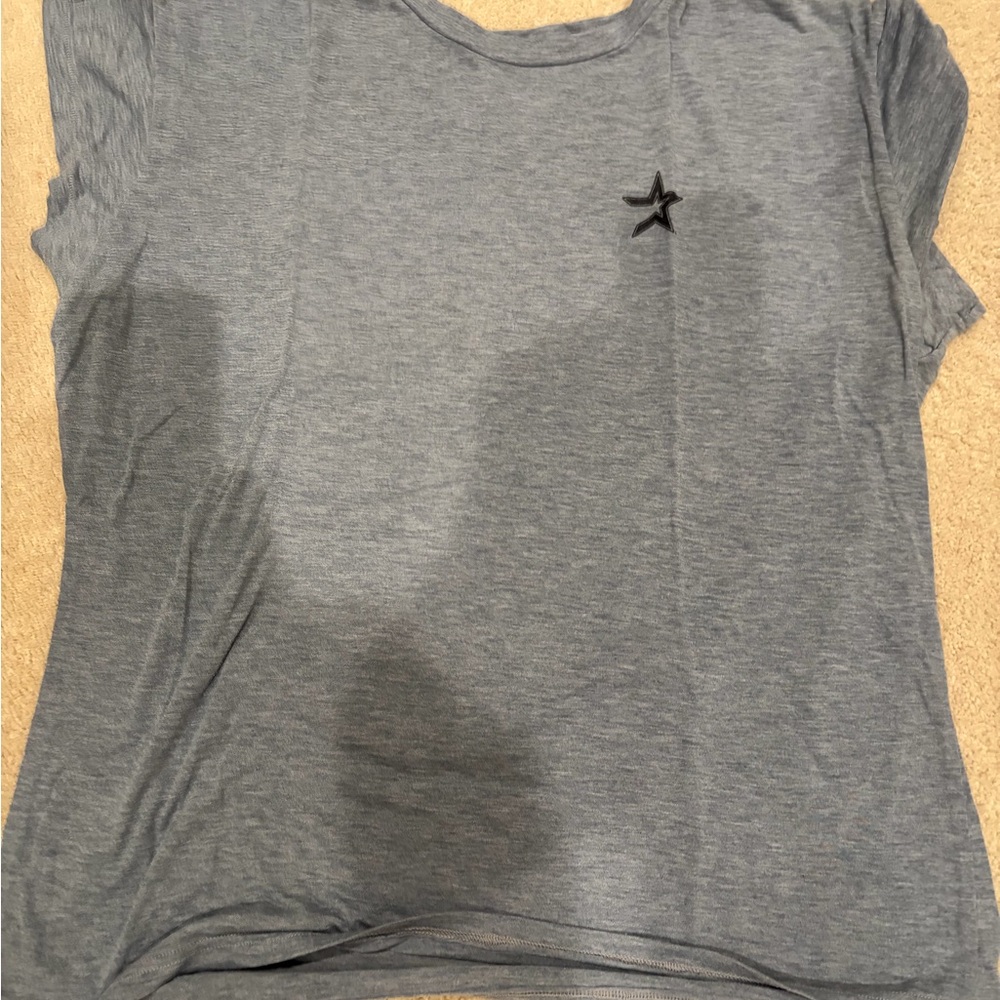 Under Armour Gray Short Sleeve Tee with Star Embroidery